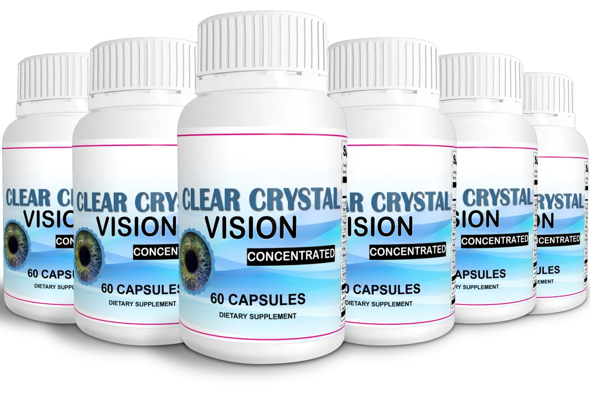 clear crystal vision 6 bottles